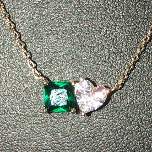 2 Stone Duo Necklace - Picture 7 of 10